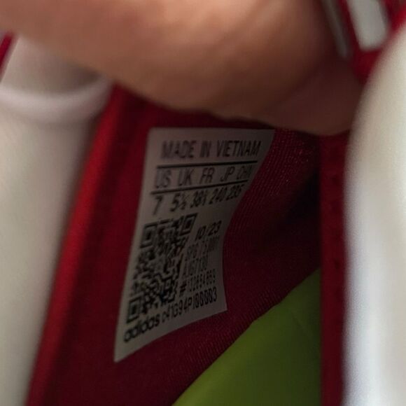 Adidas PureHustle Womens Metal Softball Cleats Size 7 Red white New with tags - Picture 7 of 7